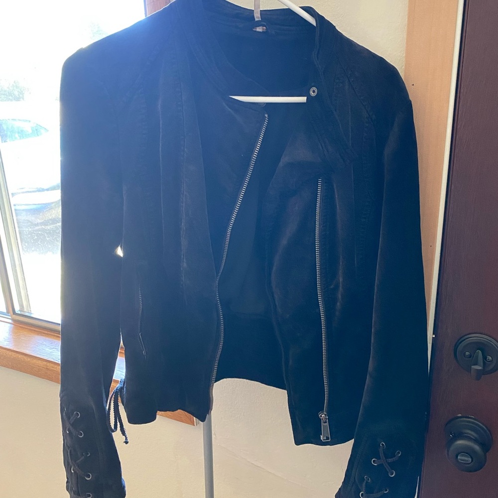 FREE PEOPLE SUEDE JACKET